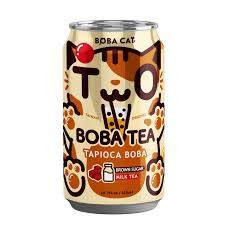 Boba Cat Brown Sugar Tapioca Bubble Tea