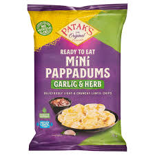 Pappadums garlic PATAKS