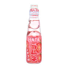 HATA KOSEN | Ramune Strawberry Soda Pop Drink