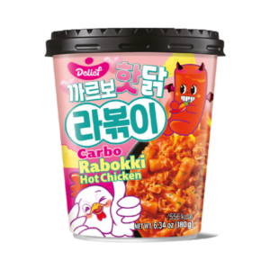 DELIEF Rabokki with Spicy Chicken Carbonara Flavor