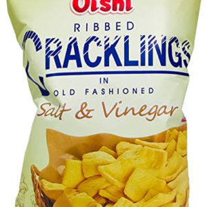 Oishi Ribbed Cracklings Salt and Vinegar 30x90g