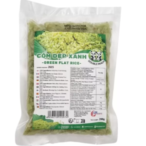 DOUBLE PANDA Green Flat Rice Com Dep Xanh
