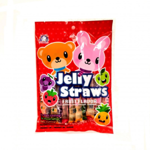 ABC Bear and Bunny Fruit Jelly Straws Assorted