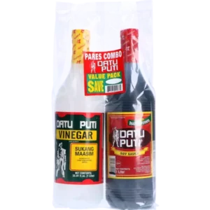 PH | Datu Puti | Value Pack Soy Sauce + Vinegar 1L | 6x2x1ltr.