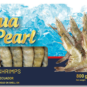 Whiteleg Shrimps Raw Head On Shell On 10/20