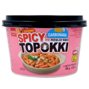 Riskaka CARBONARA (PÅSE) Wang Spicy Topokki