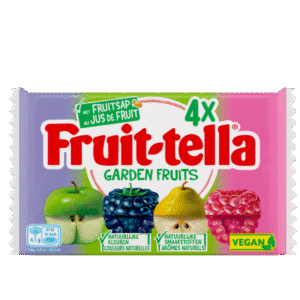 FRUITTELLA Garden Fruits Rol vegan 24X123 G