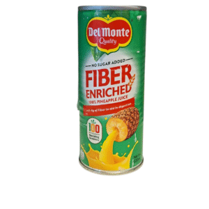 DEL MONTE FIBER-ENRICHED 100% PINEAPPLE JUICE