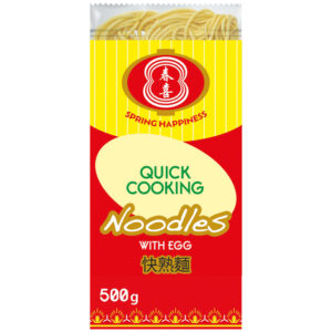 Quick Cooking Noodles with Egg (Spring Happiness)